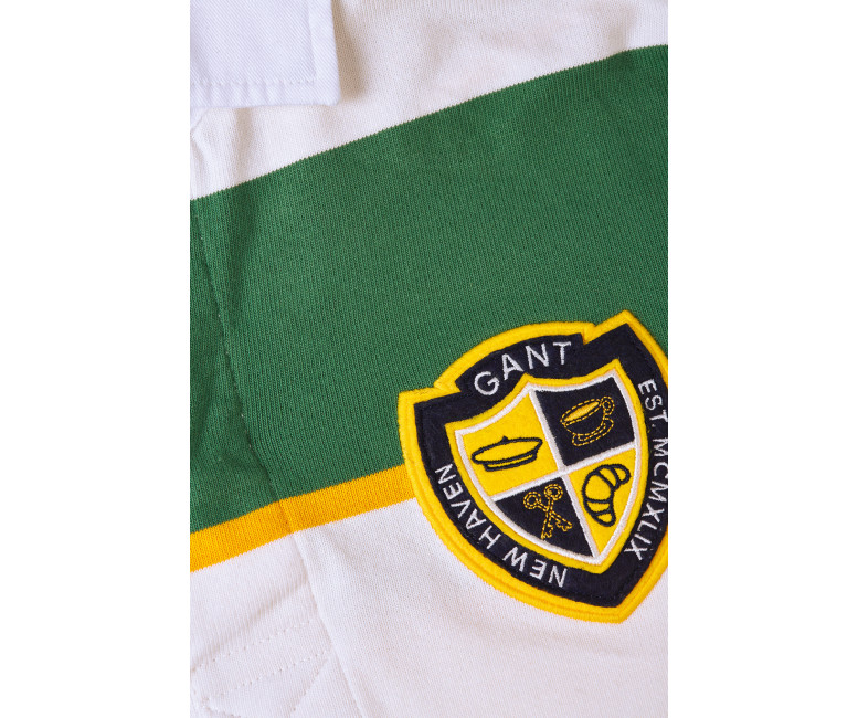Поло GANT Varsity Heavy Rugger 2025028 Leaf Green