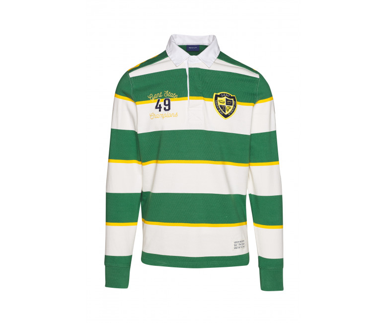 Поло GANT Varsity Heavy Rugger 2025028 Leaf Green