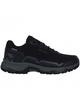Gelert Softshell Mens Walking Shoes Black