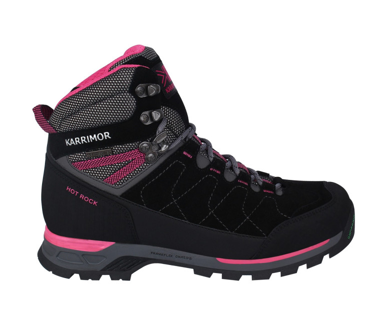 Karrimor Hot Rock Ladies Walking Boots Black/Pink