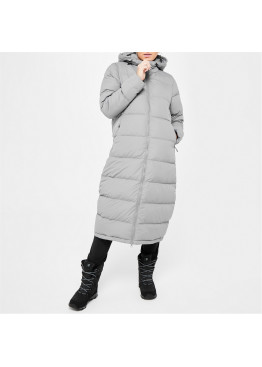 Karrimor Long Down Jacket Ladies Grey