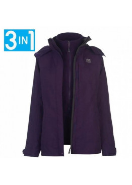 Karrimor 3 in 1 Weathertite Jacket Ladies Purple