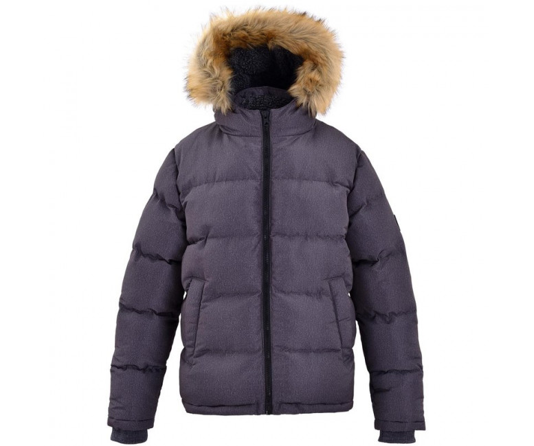 Soul Cal 2 Zip Bubble Jacket Mens