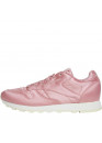 Reebok Classics Womens Leather Satin Trainers Chalk Pink/Classic White