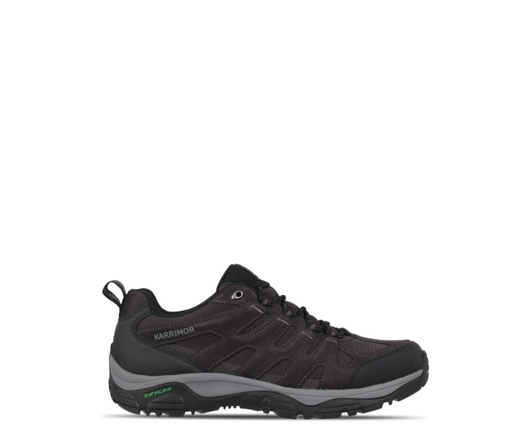 Karrimor Summit Mens Leather Walking Shoes Charcoal