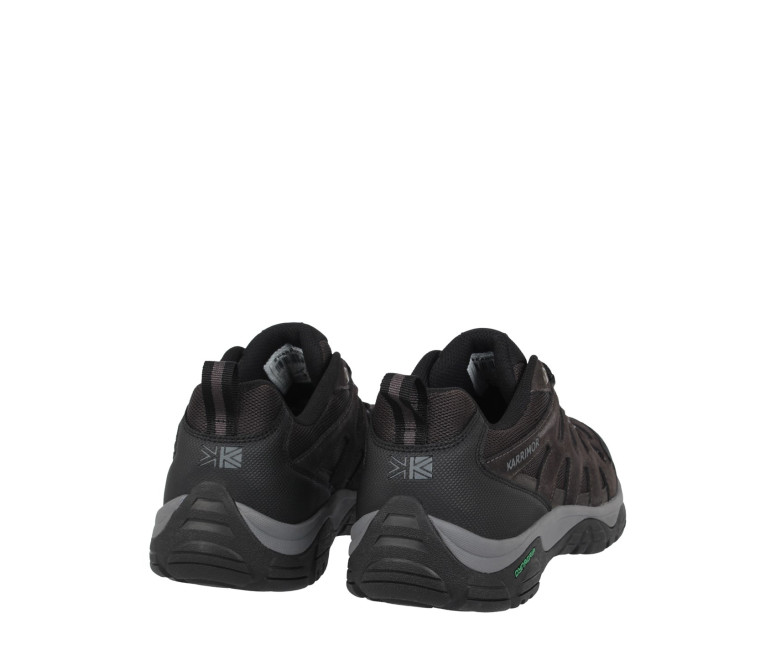 Karrimor Summit Mens Leather Walking Shoes Charcoal