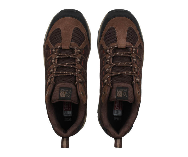 Karrimor Summit Mens Leather Walking Shoes Brown