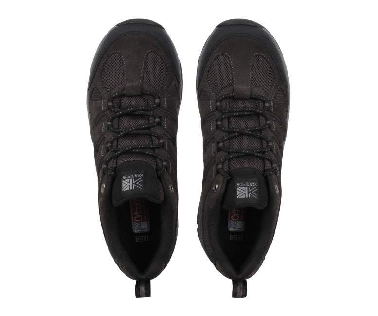 Karrimor Summit Mens Leather Walking Shoes Charcoal