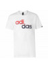 Adidas Staggered Linear T-Shirt Mens