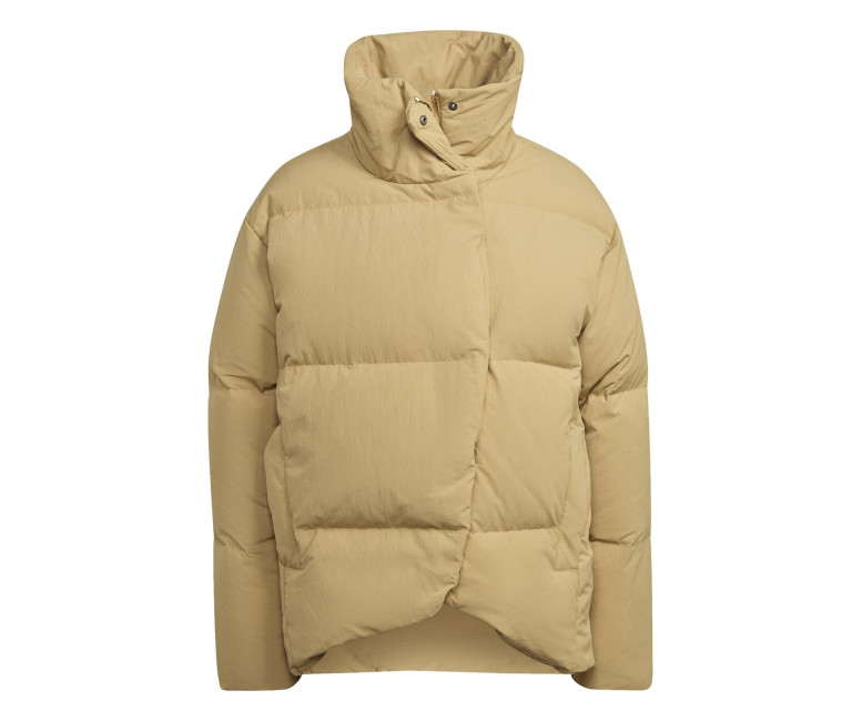 Adidas Big Baffle Down Jacket Womens Golden Beige