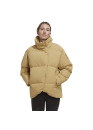 Adidas Big Baffle Down Jacket Womens Golden Beige