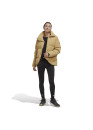 Adidas Big Baffle Down Jacket Womens Golden Beige