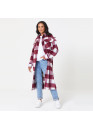 Be You Longline Check Shacket