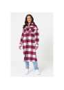 Be You Longline Check Shacket