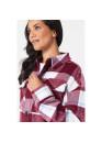 Be You Longline Check Shacket
