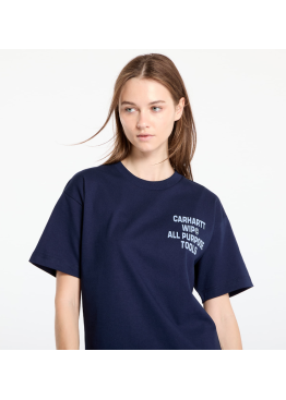 Carhartt WIP Cross Screw T-Shirt Air Force Blue Ledies