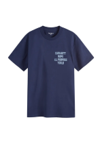 Carhartt WIP Cross Screw T-Shirt Air Force Blue Ledies Carhartt WIP Cross Screw T-Shirt Air Force Blue Ledies