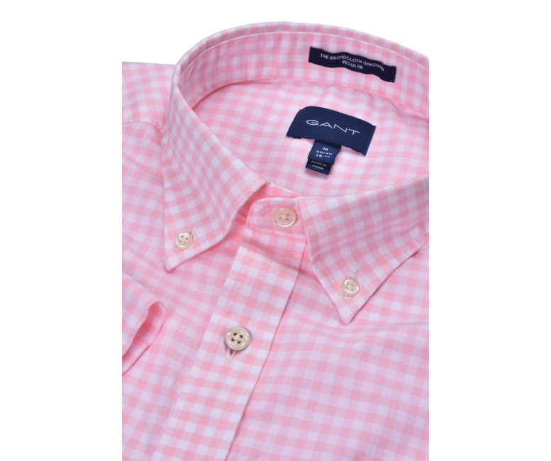 GANT Broadcloth Gingham Shirt Shadow Rose 4300034