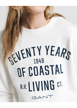 GANT Grafic C-Neck 2046057 White