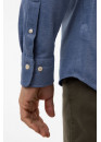 Gant Pique Solid Slim Fit Shirt 3002562 423 Persian blue