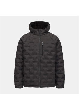 Karrimor Men's Heat-Sealed Hooded Long Sleeve Full Zip Insulated Puffer Jacket black