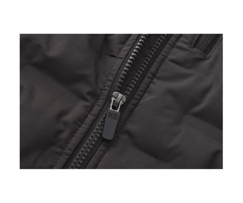 Karrimor Men's Heat-Sealed Hooded Long Sleeve Full Zip Insulated Puffer Jacket black