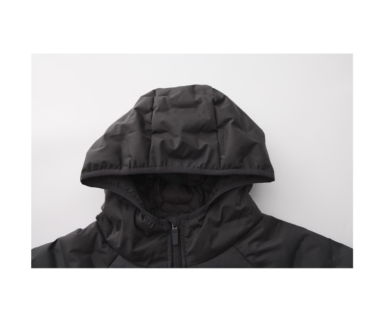 Karrimor Men's Heat-Sealed Hooded Long Sleeve Full Zip Insulated Puffer Jacket black