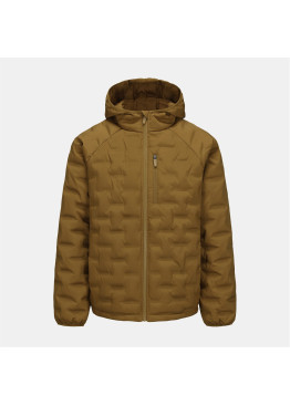 Karrimor Men's Heat-Sealed Hooded Long Sleeve Full Zip Insulated Puffer Jacket Brown