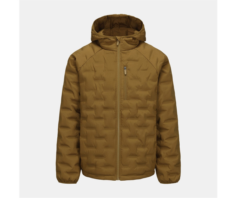 Karrimor Men's Heat-Sealed Hooded Long Sleeve Full Zip Insulated Puffer Jacket Brown