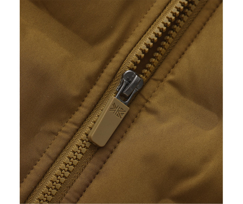 Karrimor Men's Heat-Sealed Hooded Long Sleeve Full Zip Insulated Puffer Jacket Brown