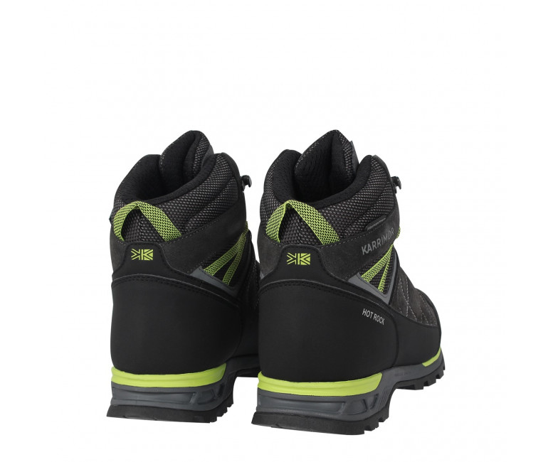 Karrimor Hot Rock Junior Walking Boots Charcoal/Green