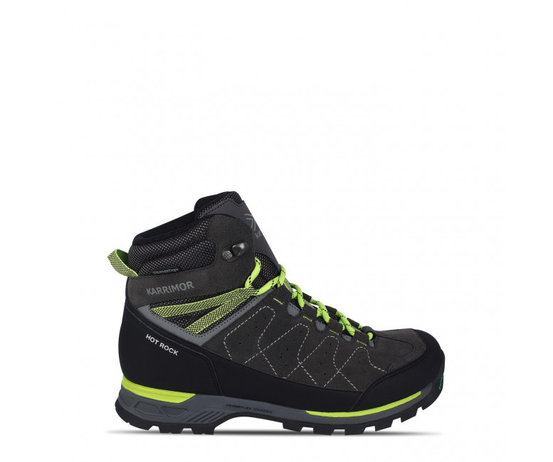 Karrimor Hot Rock Junior Walking Boots Charcoal/Green