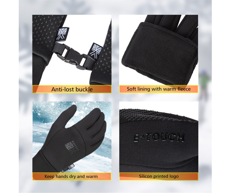 Karrimor Thermal Juniors Gloves Black