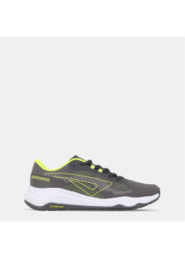 Karrimor Tempo Running Trainers Mens Grey/Lime