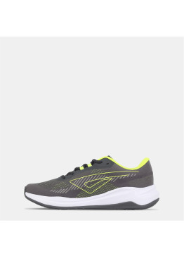 Karrimor Tempo Running Trainers Mens Grey/Lime