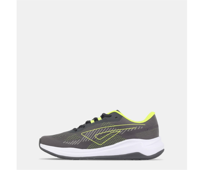Karrimor Tempo Running Trainers Mens Grey/Lime