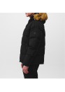 Soul Cal 2 Zip Bubble Jacket Mens Black