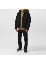 Soul Cal 2 Zip Bubble Jacket Mens Black