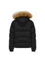 Soul Cal 2 Zip Bubble Jacket Mens Black