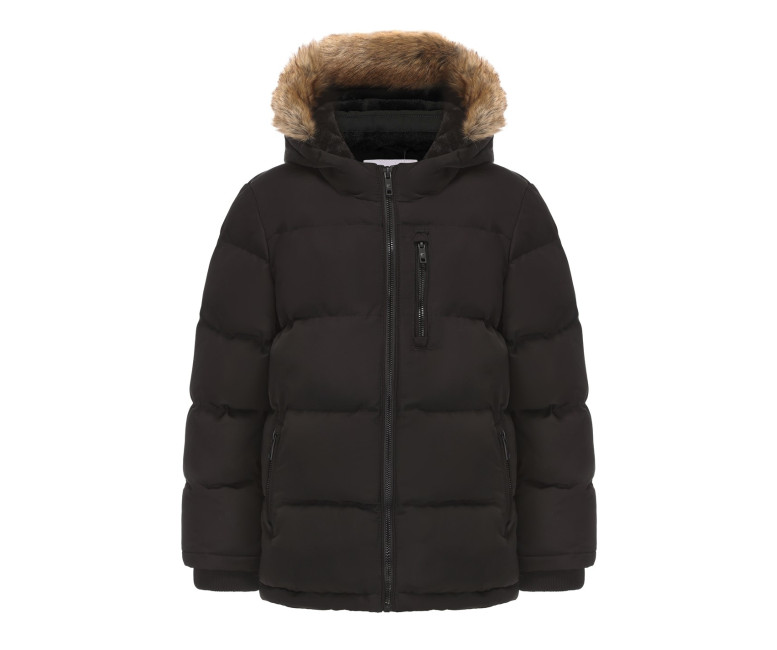 SoulCal Boys 2 Zip Bubble Jacket Junior