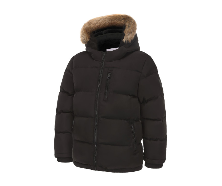 SoulCal Boys 2 Zip Bubble Jacket Junior