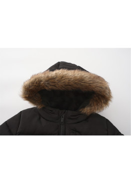 SoulCal Infants 2 Zip Bubble Jacket Black