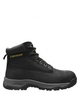 Dunlop Safety On Site Steel Toe Cap Safety Boots Black
