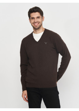 GANT Extrafine Lambswool V-Neck 8010520-280  Brown