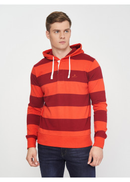 GANT Barstripe Heavy Rugger 2005044 Blood Orange