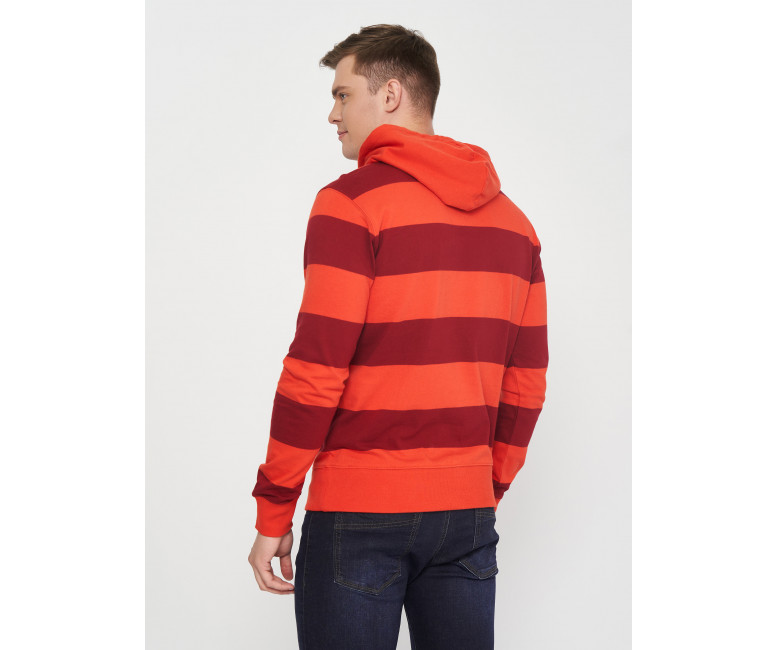 Худі GANT Barstripe Heavy Rugger 2005044 Blood Orange