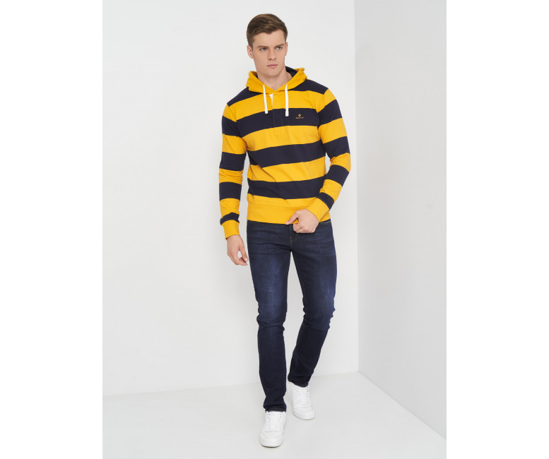 Худі GANT Barstripe Heavy Rugger 2005044 Ivy Gold