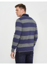 Поло GANT Barstripe Heavy Rugger 2005051 Charcoal Melange