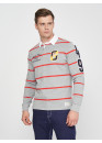 Поло GANT Varsity Heavy Rugger 2025027  Grey Melange