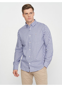 GANT Oxford Check Reg 3013330 Winter Sky